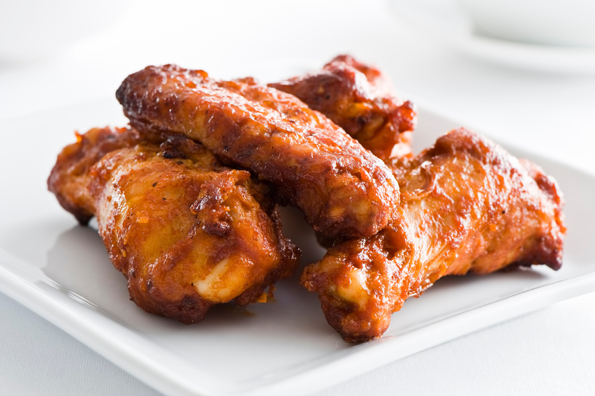 Spicy chicken wings